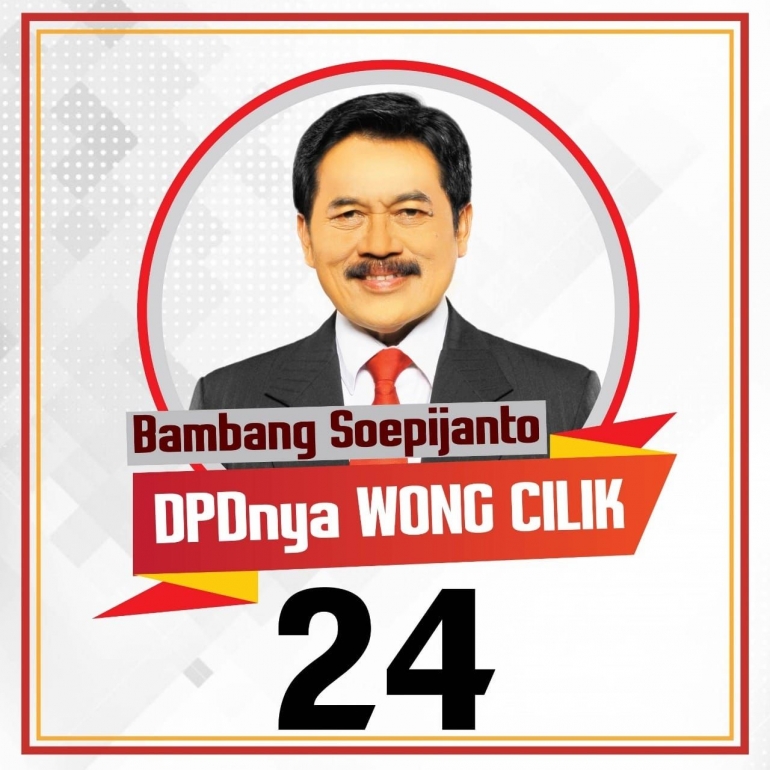 Bambang Soepijanto, calon DPD DIY/dokpri