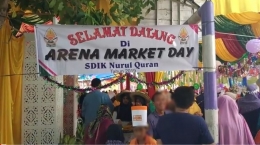 Penyambutan di Arena Market Day (Foto: Dokumen Yus Efendi)