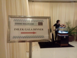 Signage menuju Gala Dinner | Dokpri