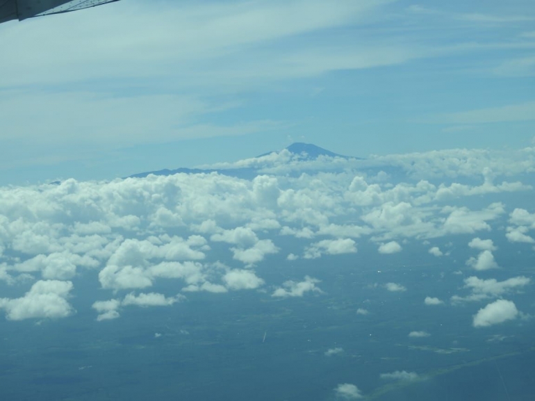 Awan putih diatas samudera hindia/dokpri