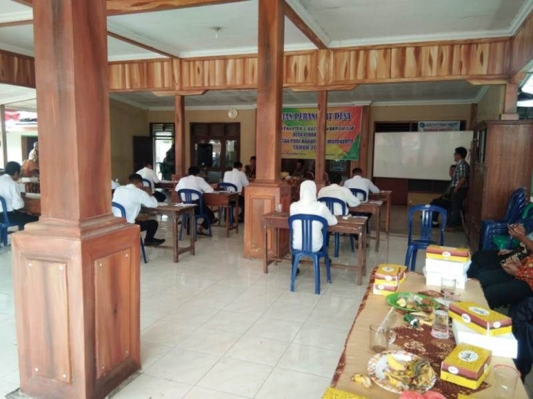 Proses Seleksi Perangkat Desa Tahap Ujian Tulis