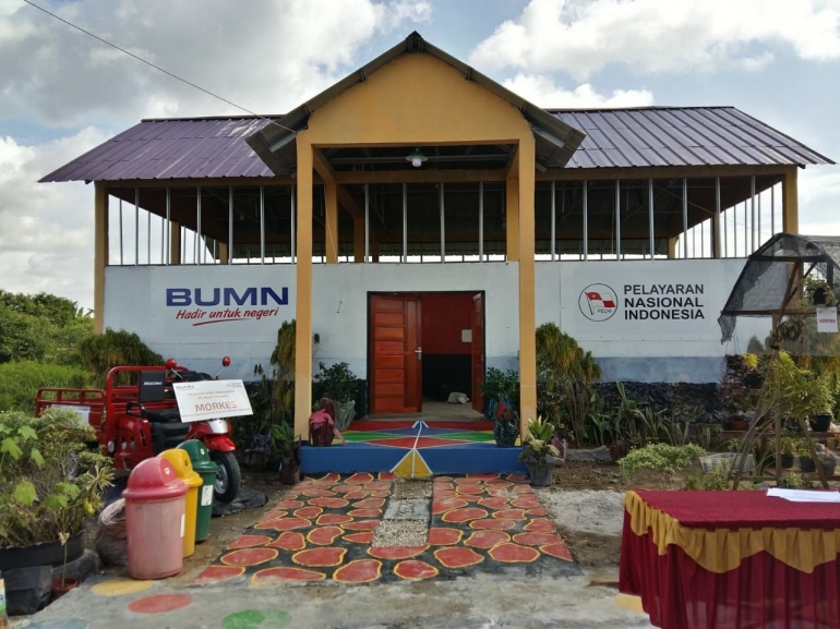 Rumah Kelola Sampah PELNI di Batu Licin, Tanah Bambu, Kalsel (ft. Pelni)