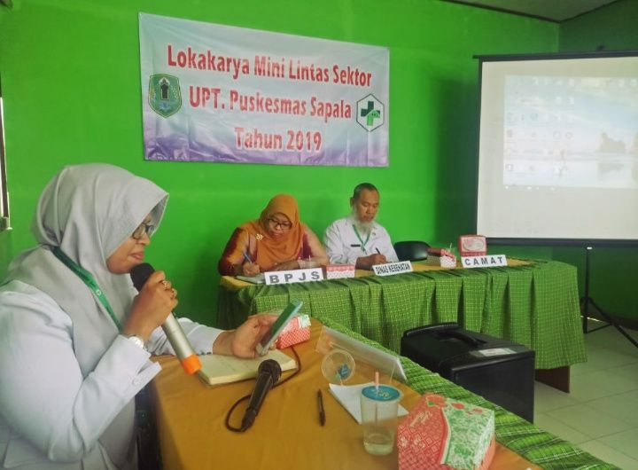 Lokakarya Mini Lintas Sektor Puskesmas Sapala Menguatkan