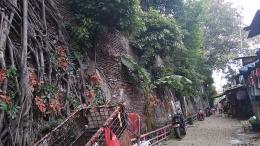 Salah satu dinding pengawas yang tersisa (Dokpri)