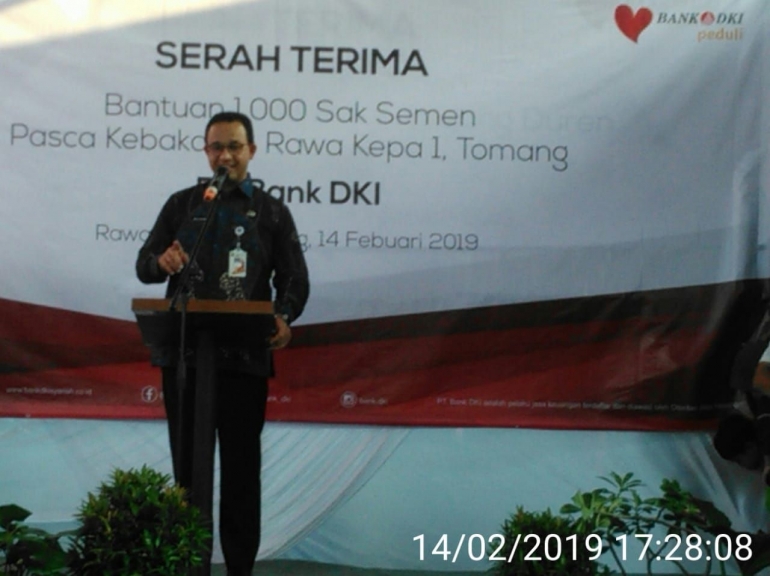 Sambutan Gubernur DKI Jakarta Anies Baswedan, Ph.d