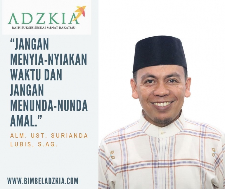 Ustadz Surianda Lubis. Dok. Bimbel Adzkia