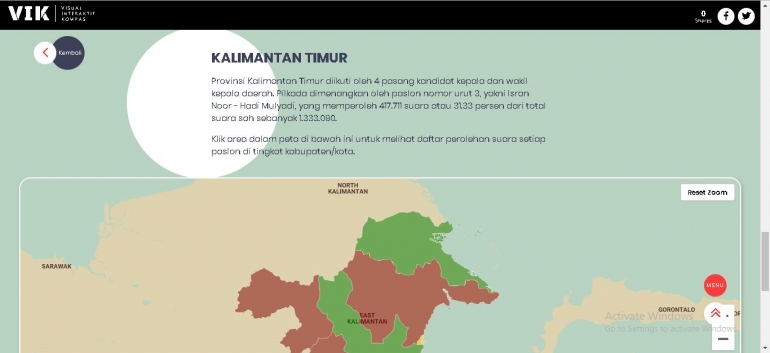 Peta Kalimantan Timur (http://vik.kompas.com/)