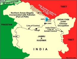 Kashmir wilayah konflik 4 negara. Sumber: indiandefencereview.com