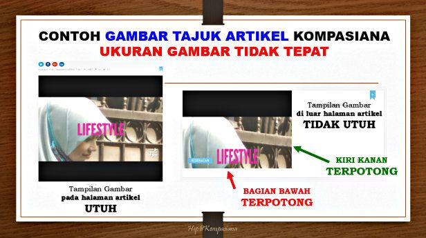 Ukuran Gambar Tajuk Artikel, Profil, & Cover Akun Kompasiana Halaman 1 ...