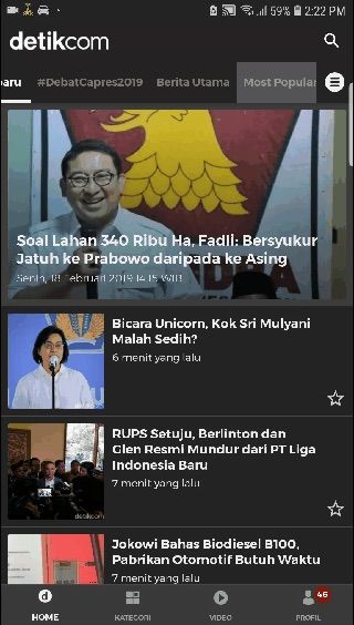 sumber : Aplikasi detikcom dalam versi android