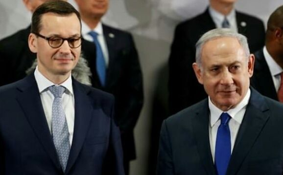 PM Polandia dan Netanyahu (dok.sabahdaily)