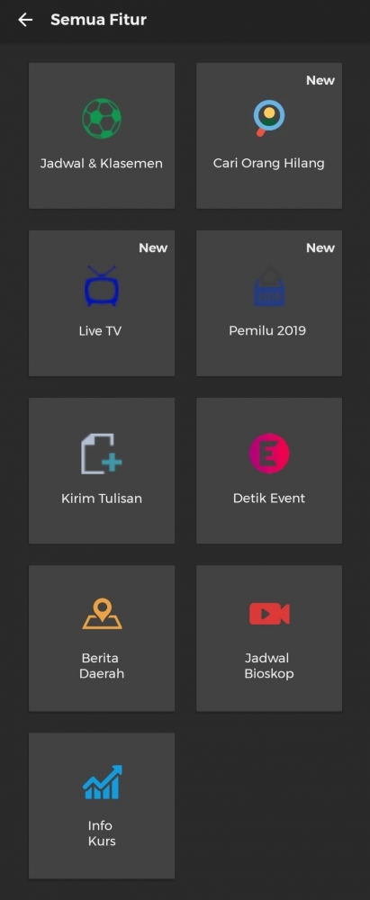 sumber : Aplikasi detikcom dalam versi android