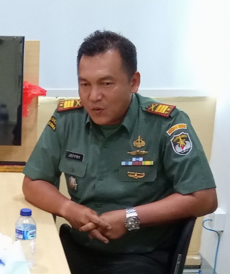 Danramil 03/GP Kapten Inf. Jefriansen Siapyung, SE (Dokpri)