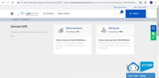 KPR Konvensional atau KPR Syariah (Sumber gambar : btnproperti.co.id)