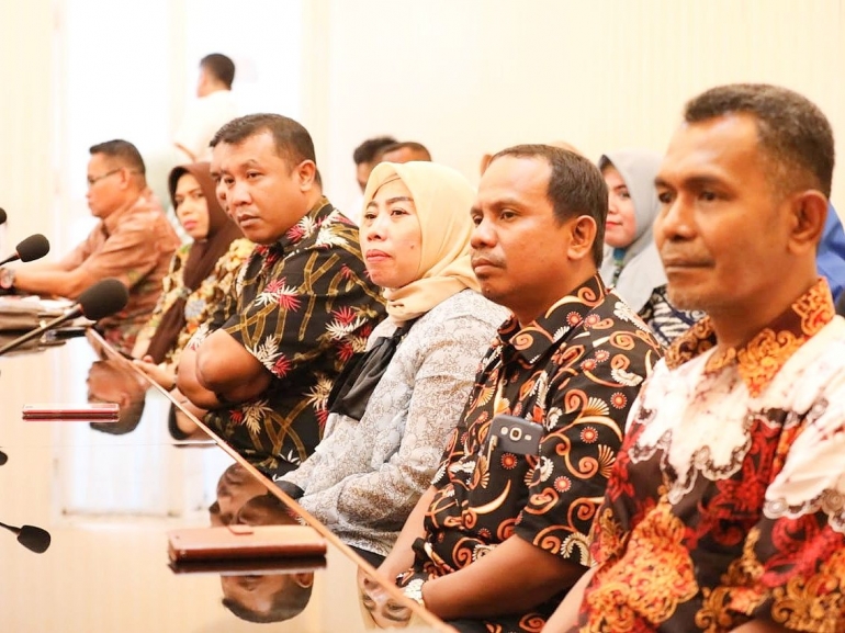 Penerimaan Mahasiswa Pasca Sarjana UNIDAYAN Baubau di Ruang Rapat Wakil Bupati Bantaeng (20/02/2019).