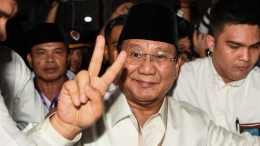 Calon presiden nomor urut 02, Prabowo Subianto. (ANT/Hafidz Mubarak A)