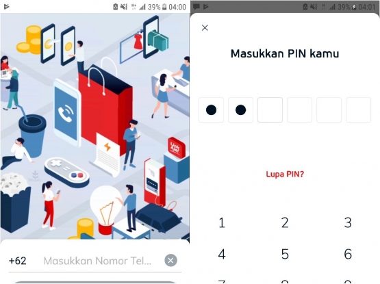 Mulai menggunakan LinkAja dengan akun lama TCash (dok. pri).