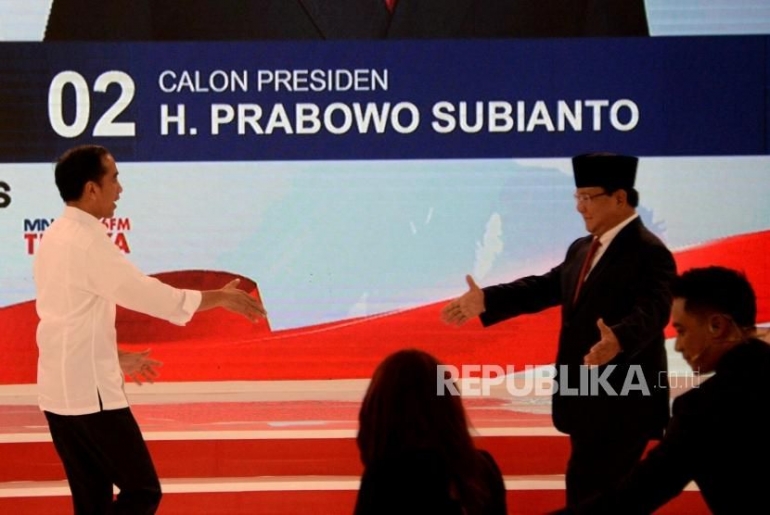 Debat Kedua Pilpres, Jokowi - Prabowo (Republika.co.id)