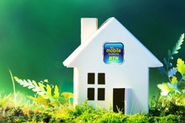 Ilustrasi rumah dengan layanan aplikasi Mobile Banking BTN. (Foto ilustrasi rumah: staffshousing.org.uk)