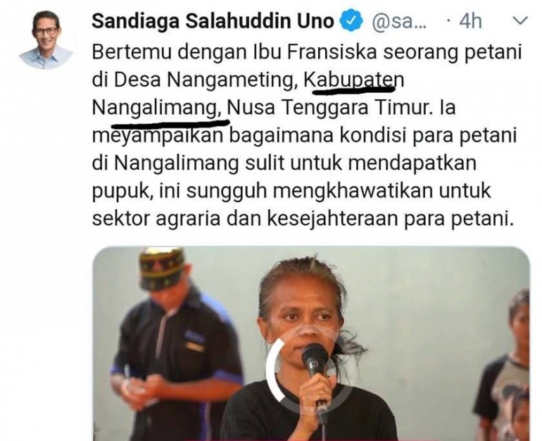 twitter sandiaga uno