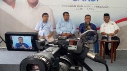 Jumpa pers di Seknas Prabowo sikapi kasus WNA masuk DPT  (dok. pribadi)