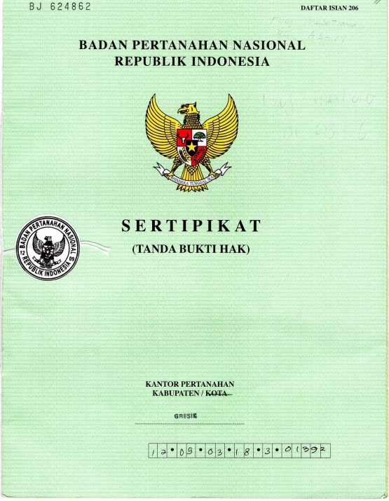 Sertifikat Rumah (Dok. Pribadi)