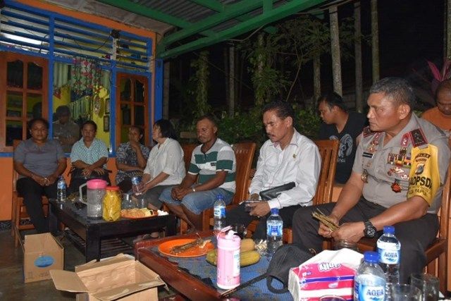rumah yang dirusak di Koya. Foto dari dok. Polda Papua