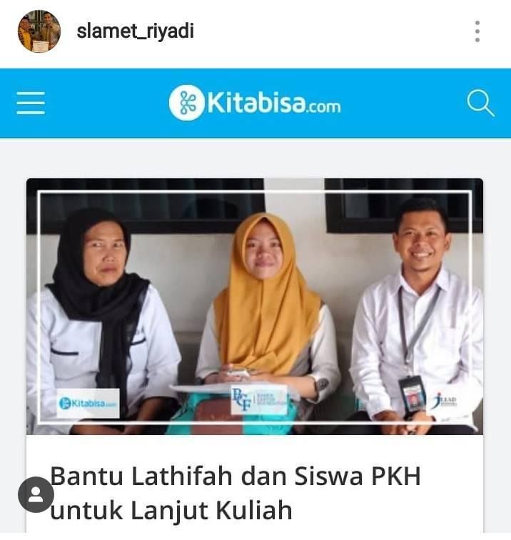 Sukses Bantuan PKH dan Inovasi Ayo Kuliah (dok. pribadi)