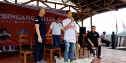 Suasana acara Bincang Milenial Arus Bawah Jokowi di Lampung