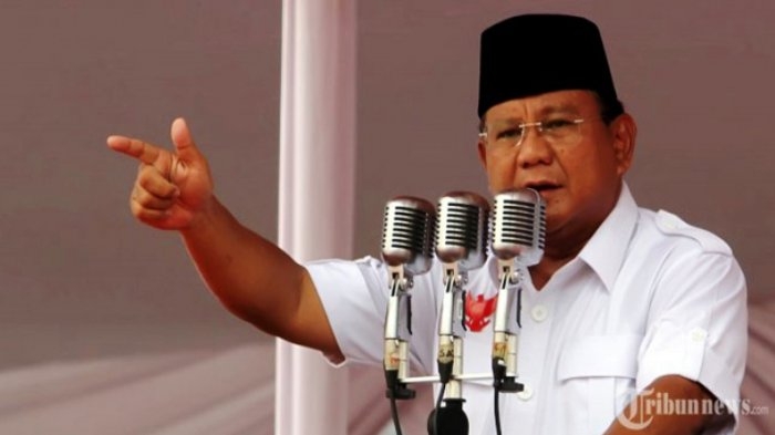 Prabowo Subianto |Foto Dany Permana - Tribunnews.com