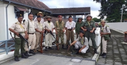 dokpri-Reenactor Ngalam di Benteng Vredenberg Jogjakarta