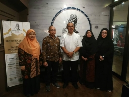Dr Ir Lukmanul Hakim, M.Si Dirut LPPOM MUI (tengah)/Dokpri