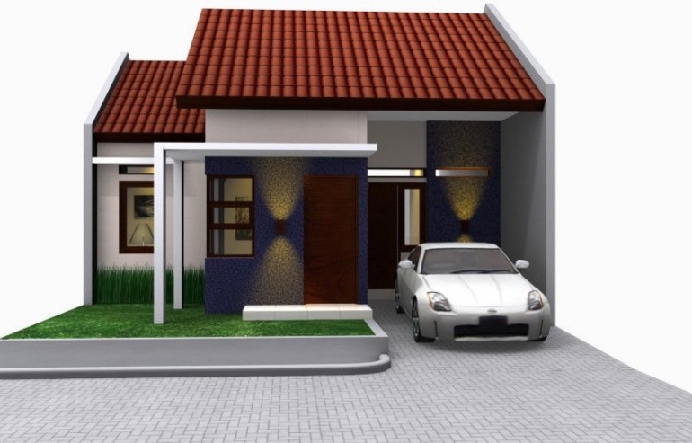 Desain Rumah Type 45 minimalis (rumahpedia.info)