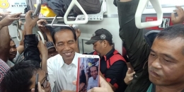 Jokowi naik KRL (dok. Istimewa)