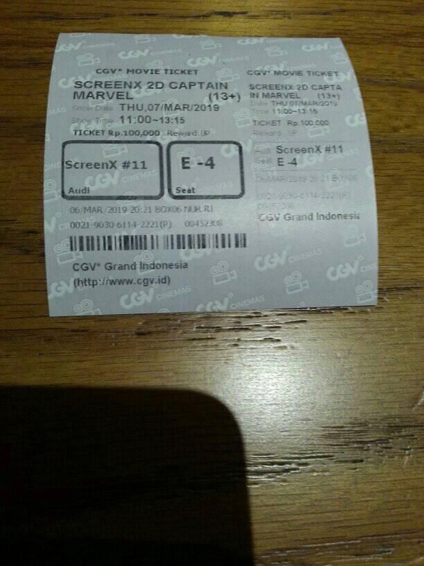 Tiket (dokpri)