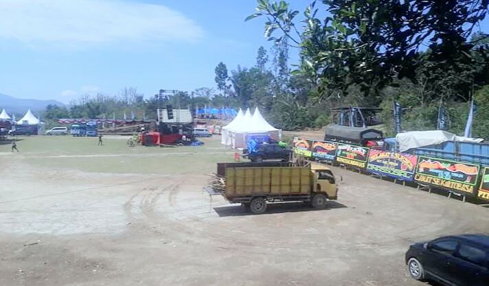 Lokasi Perayaan HUT Tobasa di Parsoburan (Facebook/Desli Pardosi)