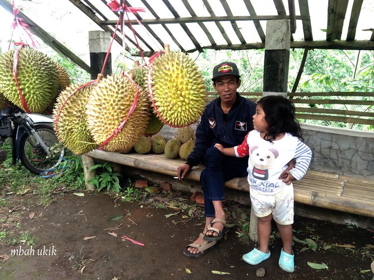 Seorang petani dan pedagang di Desa Sawiran, Nongkojajar.