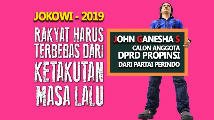 Sikap John Ganesha Atas Konvensi Rakyat Jokowi/dokpri