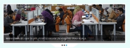 Deskripsi : Suasana di Perpustakaan Unsyiah I Sumber Foto : Perpustakaan Unsyiah