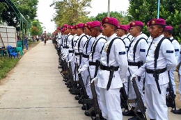 Deputasi Prajurit Korps Marinir TNI AL /dokpri