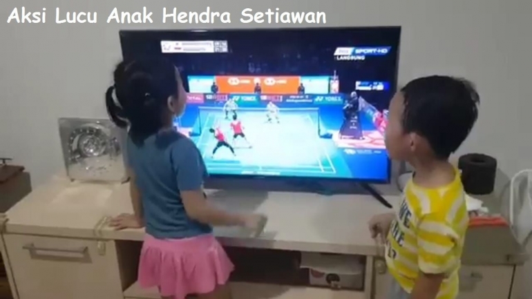 Anak Hendra Setiawan Melihat Aksi Ayahnya dari Televisi - youtube/TW Chanel