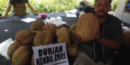 ilustrasi: arga durian ditawarkan mulai Rp 80.000 per butir. Beberapa stan durian menjual durian dengan hitungan per kilogram. (Foto: KOMPAS.COM/WAHYU ADITYO PRODJO)