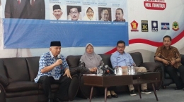Politisi Senior PAN Amien Rais saat berbicara di forum diskusi yang digelar di Seknas Prabowo-Sandi, Menteng, Jakarta. [Suara.com/Novian Ardiansyah]