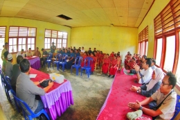 Suasana ruangakan kelas dimana para peneliti akan berjualan jamu (dok.pri).