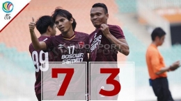 PSM Makassar menang telak. (Indosport.com)