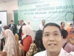 Arief Wibisono, Travel Agent Gathering Zest Hotel 13 Maret 2019 (dok. pribadi)