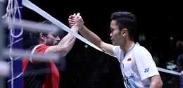 Anthony Ginting berpeluang ke final Swiss Open 2019/Foto: Twitter Badminton Ina | badmintonindonesia.org