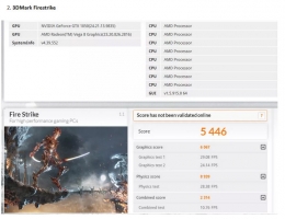 Deskripsi : hasil test 3DMark Firework I Sumber Foto :AMD-id