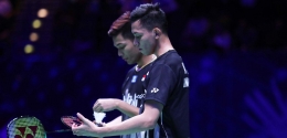 Fajar/Rian bisa jadi juara di Swiss Open 2019/Foto: Twitter Badminton Ina