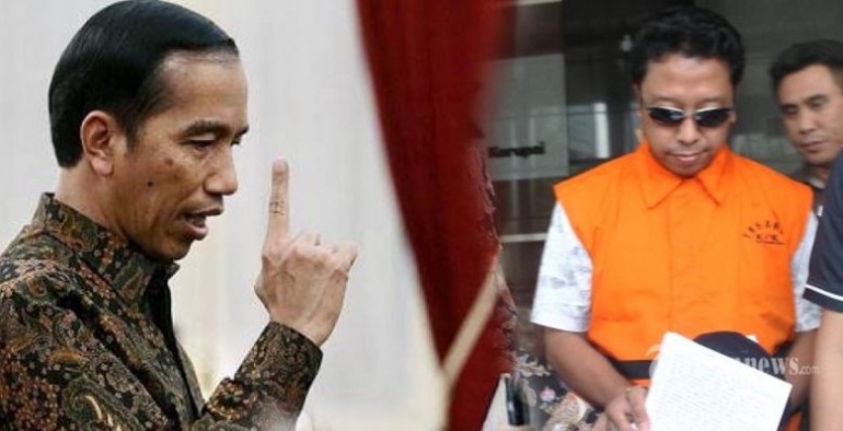 Kolase Jokowi dan Romy/sumber:Winnetnews.com dan TribunNews.com
